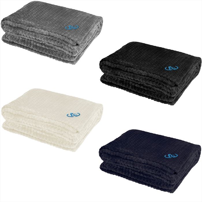 HH7008 Cozy Plush Blanket With Embroidered Custom Imprint